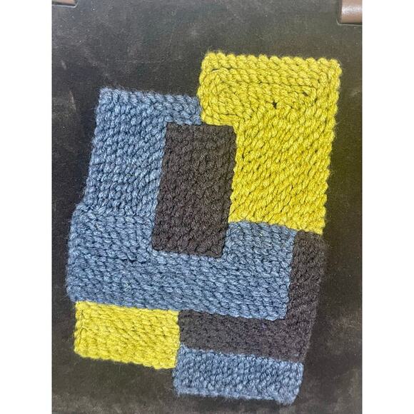 LAMARTHE PARIS TOTE SUEDE BROWN EMBROIDERED DETAILS MADE IN ITALY VERSATILE - Picture 12 of 16